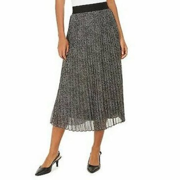 Alfani Dresses & Skirts - Alfani Pleated Metallic MIDI Skirt, Size XXL